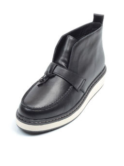 01-5172-1 BLACK Ботинки женские демисезонные (натуральная кожа, байка) - Фабричный китай фото 5