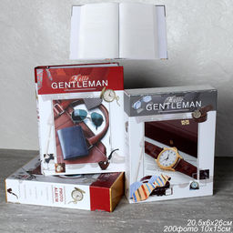 Фотоальбом 200 фото 10х15 Джентльмен / 9561 /уп 36/