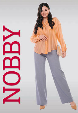 NOBBY, Женские брюки 41-644/1 (светло-серый)  фото 7