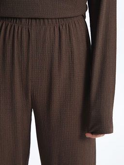 Beli Lastikli Dokulu Kad?n Pantolon