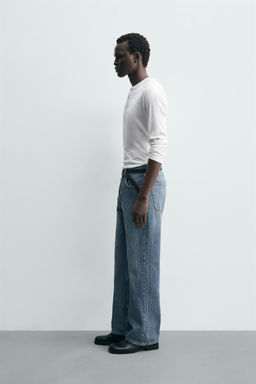 STRUCTURED STRAIGHT-LEG BOOTCUT JEANS - Zara фото 14
