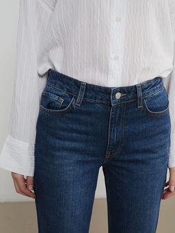 Straight Fit Kad?n Jean Pantolon