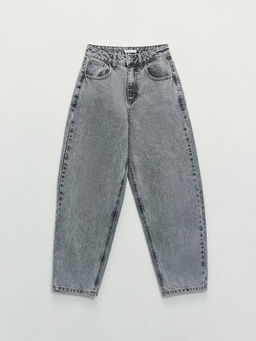 Джинсы бананы с высокой посадкой / Zarina