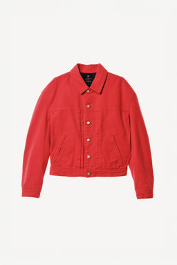 CAZADORA BOXY FIT PLIEGUES WILLY CHAVARRIA X ZARA / Rojo oscuro  фото 3
