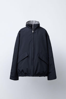 REVERSIBLE AND WATER-REPELLENT CHECK JACKET BENSIMON ® X ZARA