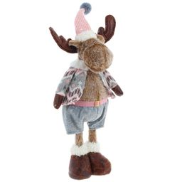Игрушка набивная "Олень", L20 W12 H55/37 см, 2в.