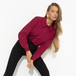 Рубашка классического кроя Цветущее очарование (red) - Charutti фото 12