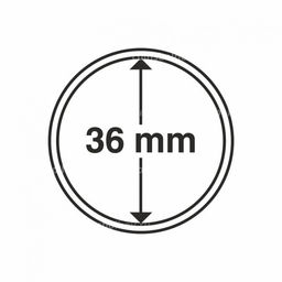 Капсула CAPS для монет диаметром 36 мм LEUCHTTURM 330757