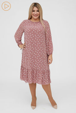 Платье Luxury Moda 1289 пудровый