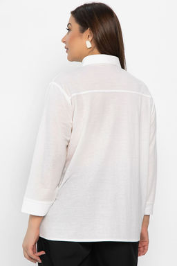 Рубашка Глейдис (белая) Б14240-18М - Lt collection фото 3