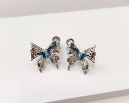 Серьги-клипсы Бабочки