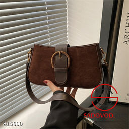 Сумка из мягкой эко-замши с кожаными вставками - Bruno фото 10