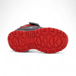 Ботинки на меху 1830-1-1 черно красные - Леопард фото 4