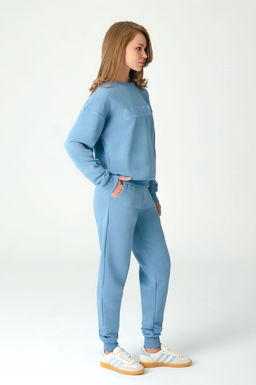 Арт. 2520/3 Костюм с брюками женский 44-52 (5 шт) Цвет:верх-голубой,низ-голубой - Калинка фото 16