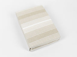 24С81-ШР/уп. 215*175 КПБ цв. 3 рис. 8 полоска белый с беж.