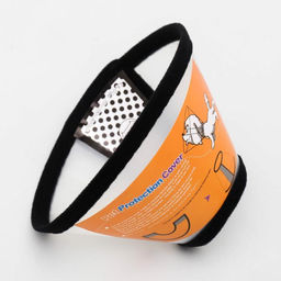 Ветеринарный воротник №7, обхват шеи 17-19 см, высота 8,5 см, чёрный - Пижон фото 3