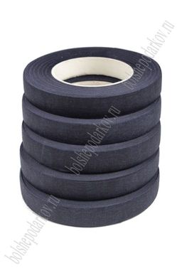 Лента флористическая 1,2 см, темно-фиолетовый, SF-1568 (12 шт) №317