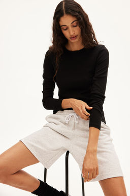 Camiseta de manga larga en punto - H&m фото 4