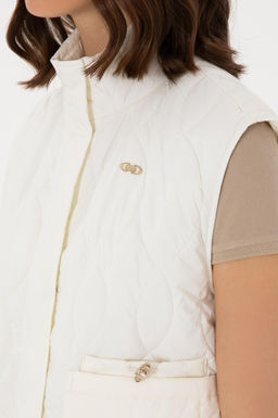 Kad_n Krem Yelek Sepette S_rpriz _ndirim - U.s. polo assn фото 7