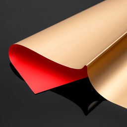 Цена за 20 шт. Пленка матовая двусторонняя 58?585% см, красный, золотой - Simaland фото 2