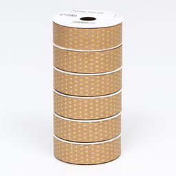 Лента для декора и подарков крафт с тиснением Звезды 2см х 5 м - UPAK LAND фото 4