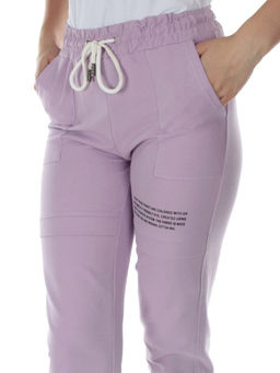 QB-65 LILAC Брюки спортивные женские (95% хлопок, 5% стрейч) P&S - Fashion фото 4