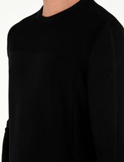 Siyah Slim Fit Bisiklet Yaka Triko Kazak - Pierre cardin фото 7