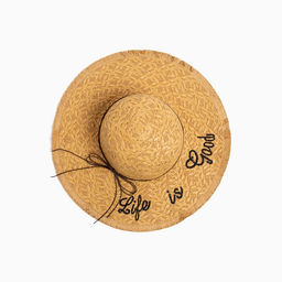 Шляпа женская Life is good, размер 54-56, цвет бежевый - Minaku фото 2