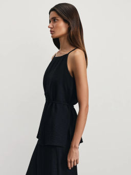 Топ из вискозы на завязках / Zarina  фото 4