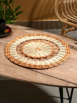 Подставка под горячее, 39×39×1 см, ротанг