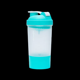 Шейкер спортивный с чашей бирюзовый 500 мл шт.