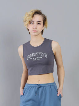 CRB wear / CSJG 64113-48K Топ для девочки,темно-серый/Ex.Cherubino