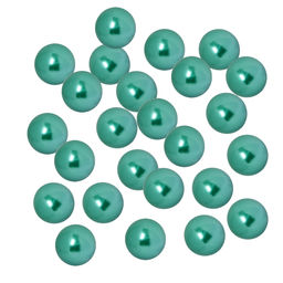 Бусина Zlatka пластик PB-5 14 мм 25 шт 1 шт СК/Распродажа №45 зелено-голубой