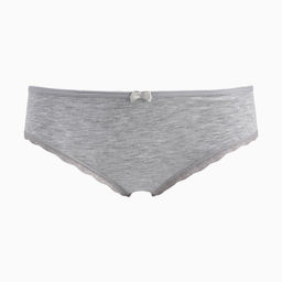 Трусы женские бразильяна, цвет серый, размер 48-50 (XL)