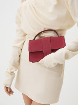 Женская сумка с ручками TENDANCE Артикул 4248305, вишневый  фото 6