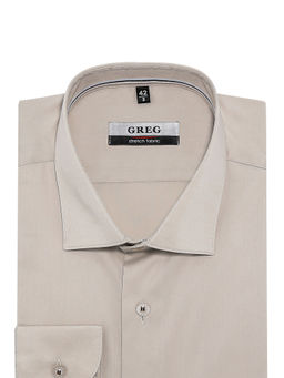 Сорочка мужская длинный рукав GREG 510/237/9442/ZN/1p STRETCH