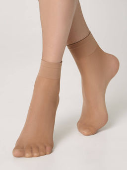 Цена за 2 пары. Носки Удлиненные CONTE Носки Solo 40 (2 пары) bronz