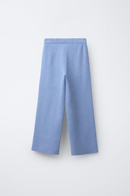 WIDE-LEG KNIT TROUSERS - Zara фото 10