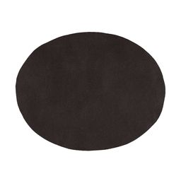 Термоаппликация BLITZ Термозаплатка овал кожзам, замша 13х10 см 4 шт 02 кожзам т.коричневый