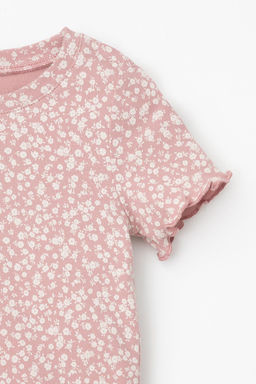 Crockid _ К 1632-1/серая пудра,милые цветочки пижама дет  фото 2
