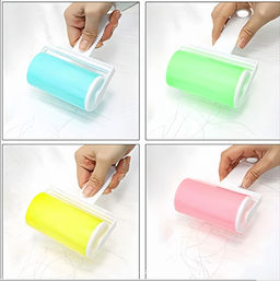 Многоразовый липкий валик для одежды