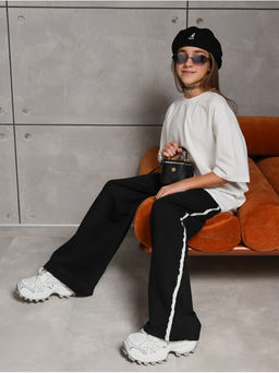 Брюки Ажур Черный Девочка