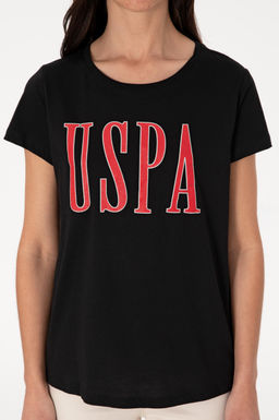 Kad_n Siyah Bisiklet Yaka Ti__rt Sepette S_rpriz _ndirim - U.s. polo assn фото 6