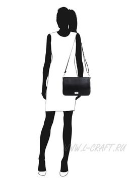Сумка кроссбоди из мягкой экокожи. Модель №1228 - L-craft фото 7