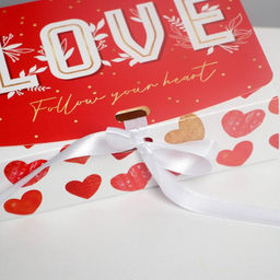 Коробка складная подарочная LOVE, 16.5 12.5 5 см - Дарите счастье фото 3