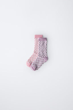 2-PACK OF CHEQUERED SOCKS - Zara фото 2