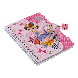 Записная книжка в подарочной коробке, на замочке, А6, 50 листов, линия, Феечка, МИКС - Calligrata фото 3