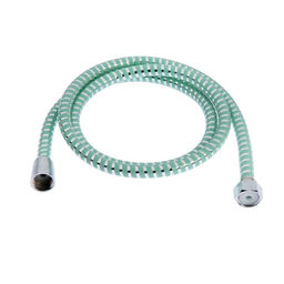 Душевой шланг ZEIN Z06PG, 150 см, с пластиковой конусообразной гайкой, ПВХ, зеленый, Имп/Имп