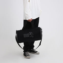 Сумка спортивная ROAR, 40×24×21, на молнии, длинный ремень, черная