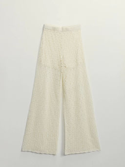 Брюки ажурной вязки из вискозы / Zarina  фото 6